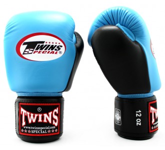 Боксерские перчатки Twins Special (BGVL-3T light blue - black)